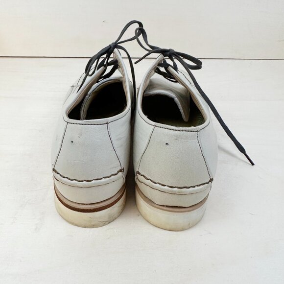 Vintage Brunswick Imperial Bowling Shoes Leather Women's Taupe 7 Right Hand - Picture 9 of 10